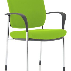 Brunswick Deluxe Medium Back Stacking Visitor Office Chair with Arms Bespoke - Image 29